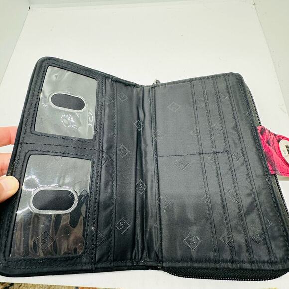 Vera Bradley Women's Floral Print Turnlock Havana Rosie Wallet - Picture 4 of 9